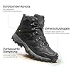 NORTIV 8 Men's Waterproof Hiking Boots Outdoor Mid Walking Boots Mens Trekking&Hiking Footwear Backpacking Mountaineering Shoes,Size 11,Black,NMUMHB2501 #3