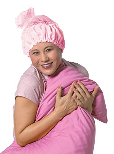 Andre Sleep Wear 1600 robe de nuit en satin swirl rose soyeux