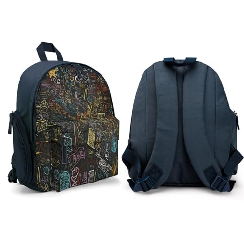 Math Formula Mini Backpack Light Weight Small Travel Backpack Shopping Travel Daypack4