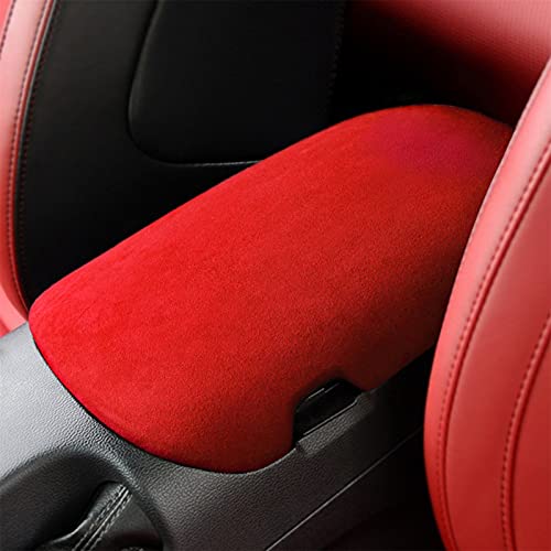 Auto interieurstickers Voor Ford Voor 2015-2020 Vervanging PU Auto-interieur Center Arm Rest Box Cap Trim Console… - Afbeelding 7