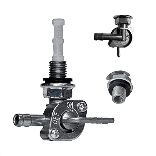 JMCHstore Upgraded Petcock Fuel Tank Shut off Valve For Generator Predator Engine Go kart Mini bike Valve Petcock Repalcement of Fuel Filter Small Engine Fuel Shut Off Tap Switch M10X1.25 Chinese