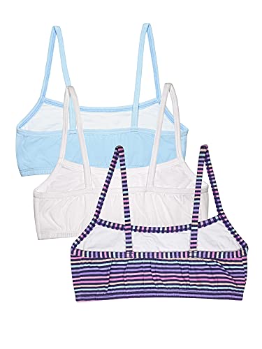 Image of Fruit of the Loom Girls' Cotton Spaghetti Strap Sport Bra