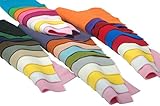  Polar Fleece Stoffbündel Anti Pill Fat Squares,10 Stück je 20 x 20 cm.4 Farbthema-Kombinationen.Value Packs für Basteln, Patchwork Quilten & Spielzeug machen,Neotrims UK. Bundle #3 Carnival