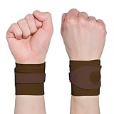 Aider Daily Grip Zero Wrist Brace – TFCC Tear & Wrist Support, Pain Relief– Sports, Work & Daily Use, Physical Therapist-Designed (Brown)