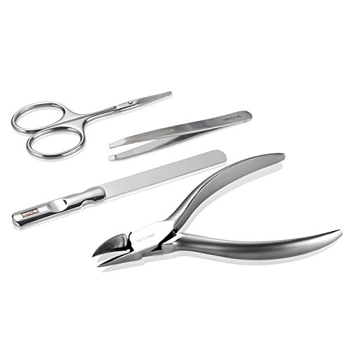 Mr.Green Nagelknipser Geschenkset, Edelstahl Professionelle Nagel Cutter Maniküre Pediküre & Pflege-Kits mit Ledertasche… – Bild 7