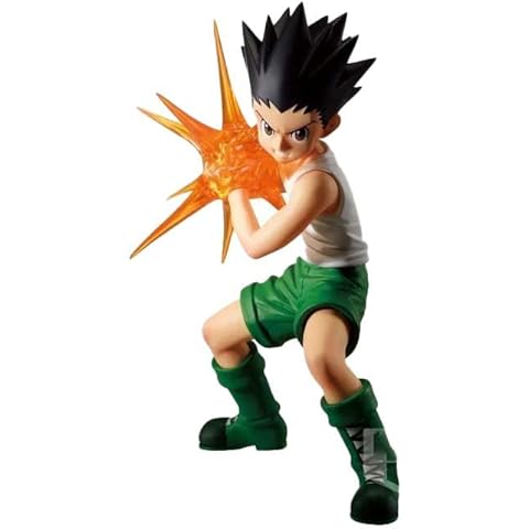 Jilijia Anime Figures Killua Zoldyck Gon Freecss Kurapika Hisoka Action Figurine Statue Collectible PVC Cartoon Model Desktop Decoration Ornaments Cover