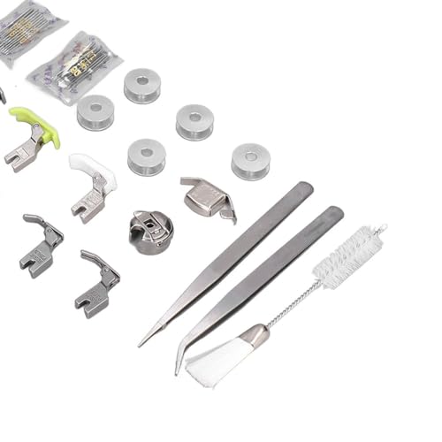 Set de Pies Prensatelas de Acero Inoxidable para Máquina de Coser miniatura 7