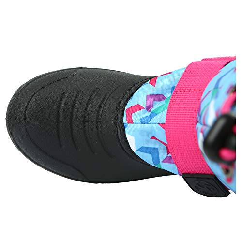 Image of Northside Frosty Insulated Winter Snow Boots for Girls and Boys with Rugged, Water Resistant Nylon Upper, Quick-Drying Lining, Removable EVA Insole, and Durable TPR Outsole