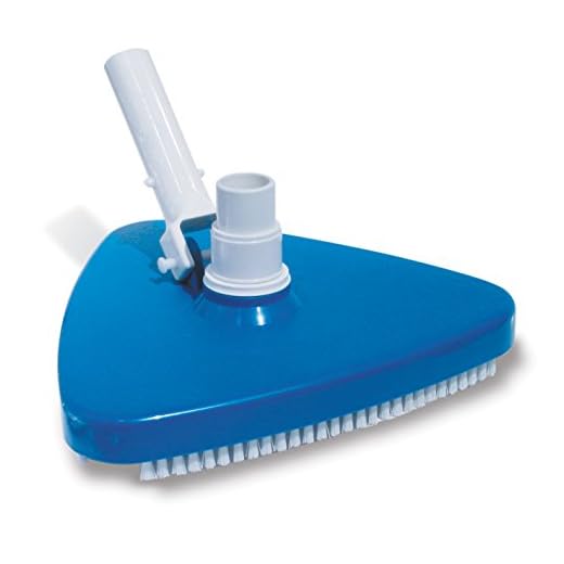 Poolmaster 18510 Triangle Vinyl Liner Swimming Pool Vacuum, Essential Collection,Neutral,Medium Blue