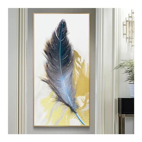 Affiches imprime toile peinture mur art salon moderne plume abstraite