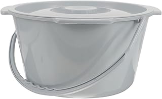 UKCOCO Spittoon Chamber Pot, Toilet Urine Pots with Lid and Portable Handle Large Pee Container Bedpan Urine Bucket Potty Urinal Bottle for Pregnant Women Elderly