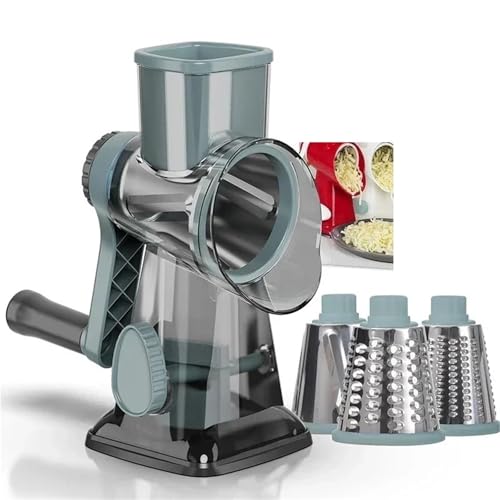 Rallador giratorio multiusos de acero inoxidable con mango miniatura 1