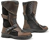 FORT92W-24 42 Forma ADV Tourer Botas impermeables para moto, color marrón, talla 42