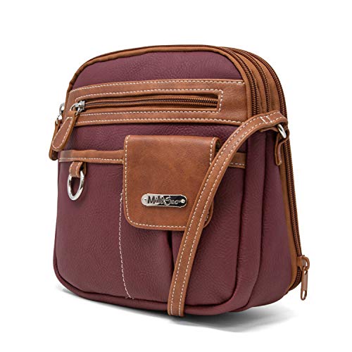 Multisac North South Mini Zip Around Crossbody Bag