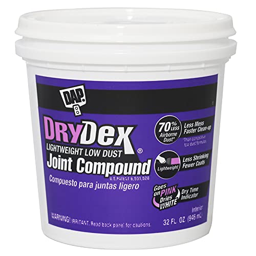 DAP 1014724 32 oz DryDex White All Purpose Lightweight Joint Compound44; Pack of 88