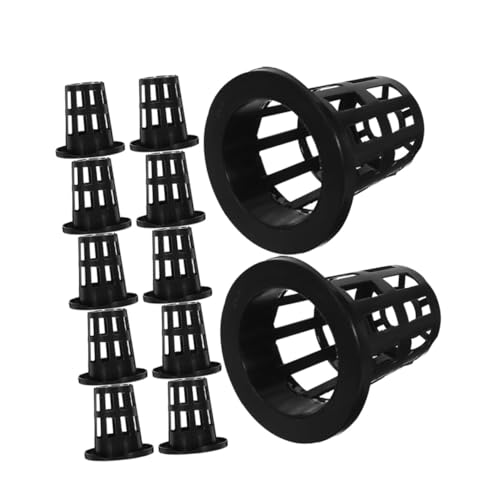 KONTONTY 50 Pezzi Di Vasi a Rete Per Cestini Per e Balcone Vasi in Plastica Durevoli e Pratici Per Piante Acquatiche e Coltivazioni Domestiche