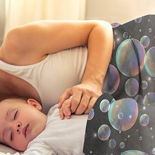 Singingin Ultra Soft Flannel Fleece Bed Blanket An Elephant Blowing Bubbles Fantasy Decor Throw Blanket All Season Warm Fuzzy Light Weight Cozy Plush Blankets For Living Room/Bedroom 40 X 50 Inches #TOP2