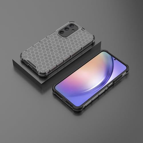 Image of Glasgow Back Case Cover Designed for [ Samsung Galaxy M35 5G ] (Stylish Look | Shock Proof) - Black