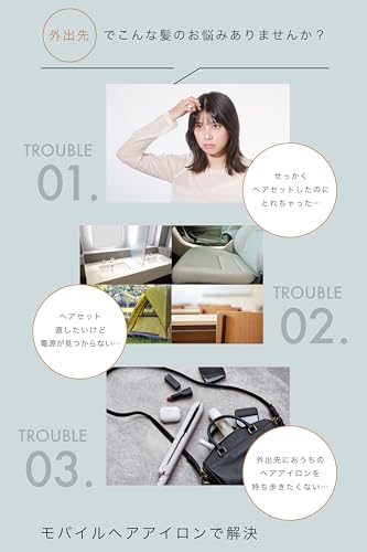 mod's hair スタイリッシュ モバイルヘアアイロン MHS-1343-PK-K の商品画像 3
