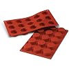 Silikomart Petit Cake Mould, 40mm, Terracotta