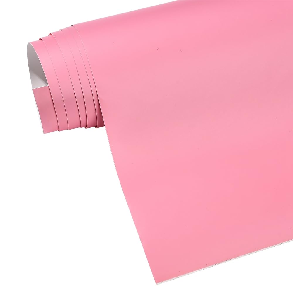 XhuangTech Matte Pink Vinyl Wrap - 1FTx5FT Bubble-Free Air Release
