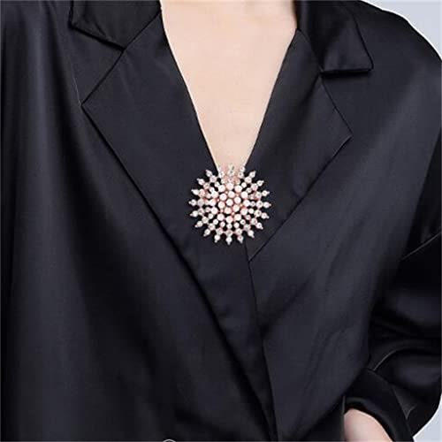 Broche rose tournesol anti-ternissement la solution pour embellir vos vêtements ternes