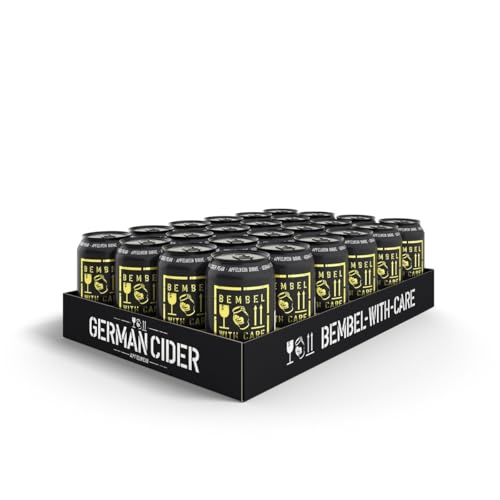 BEMBEL WITH CARE Apfelwein-Birne (24 Dosen x 0 33l.) inkl. Pfand und einer BEMBEL WITH CARE Postkarte