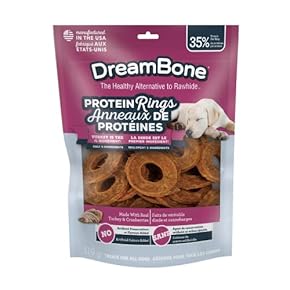 DreamBone Anneaux protéinés dinde canneberge 120 ml