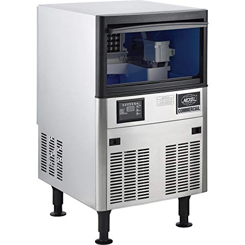 Máquina de hielo Nexel automática 120 libras con depósito 40 lb miniatura 1