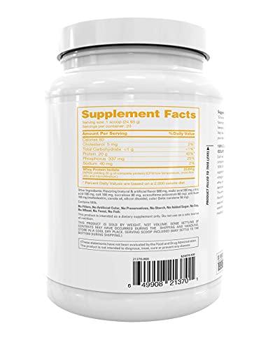 NutraBio Clear Whey Protein Isolate – Pure Whey Isolate for Men and Women, Delicious Fruit Flavors – Non-GMO, Zero Lactose - Pineapple Splash, 20 Servings - Image 3