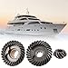REXVTNS 3Pcs Boat Motor Gear Set | Stainless Steel Forward & Reverse Gear T5 | Replacement for Outboard Motor Parts | Heavy - Duty Marine Gear Kit