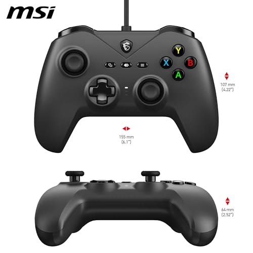 Manette de jeu PC FORCE GC200 Filaire MSI - vue 9
