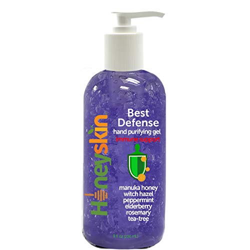 Honeyskin Aloe Vera Hand Purifying Gel with Elderberry - Cleansing and Waterless Wash