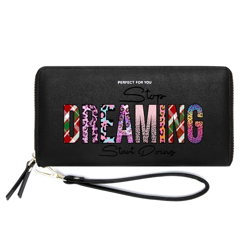 ZRTARY Customized Women's Wallet with Graphics Text,Father's Gift for Father Grandfather,Birthday Gift Valentine's Day Gift for Wife 1300r