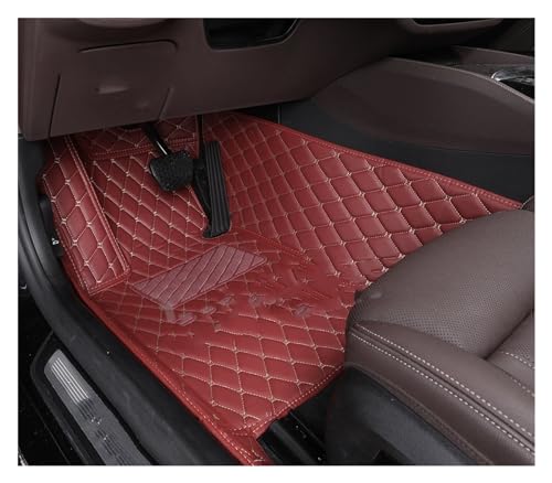 Tapis de voiture personnalisé Civic 4d protection intégrale étanche rouge vin