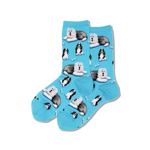 Image of Hot Sox Women's Novelty Geometric Pattern Crew