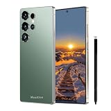 Smartphone Maustron G26Ultra con Android 14 e 4G | 256 GB di memoria | Schermo HD+ da 7,3 pollici | Un cellulare moderno per la vita di tutti i giorni (verde)