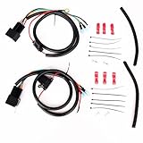 2 Pcs Wiring Harness High Beam Headlight Relay Kit for 1988-1998 Chevy GMC Full-Size Trucks & SUVs Performance C/K 1500