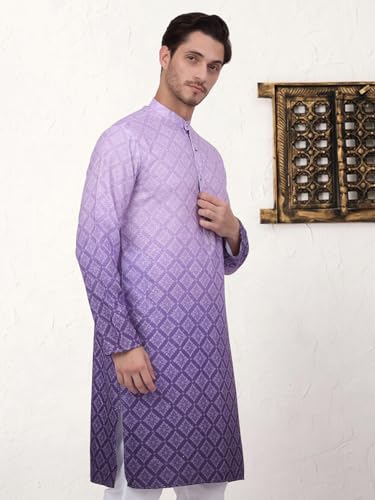 Image of Jompers Men's Cotton Regular Fit Casual Kurta