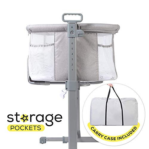 Milliard Bedside Bassinet Mesh Breathable Side Sleeper/Portable Infant Crib thumb #6