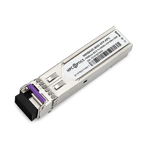 HPC Optics Compatible with HPE J9142B 1000BASE-BX-D 10km Bi-Directional SFP Transceiver | 1G BIDI 1490nm/1310nm J9142B-HPC
