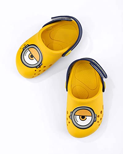 Grendene Kids Minions Banana Wave Sandália, Unissex - Bebê, Amarelo/Azul, 22