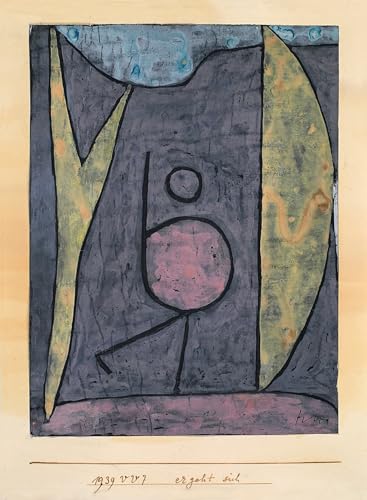 Art portrait Paul Klee affiche pour habiller un grand mur vide