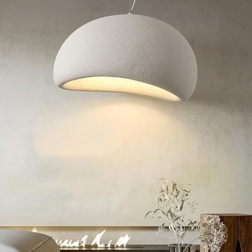 Suspension à pied E27 blanche en 40 cm au design minimaliste