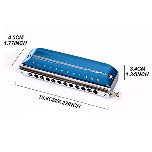 Harmonica, Orgue À Bouche À 12 Trous C avec Étui, Chromatique pour Les Cadeaux D’étudiants Débutants De Joueur… - Les Beatles, Paul McCartney, John Lennon, RIngo Starr, George Harrison Harmonica, Orgue À Bouche À 12 Trous C avec Étui, Chromatique pour Les Cadeaux D'étudiants Débutants De Joueur… – Image 8