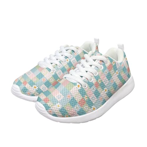 Cartoon Kids Running Shoes for Girls Boys Breathable Mesh Casual Sneakers Lightweight Sports Unisex Gym Shoes for Little Kid Size11.5-13/ Big Kids Size1-34