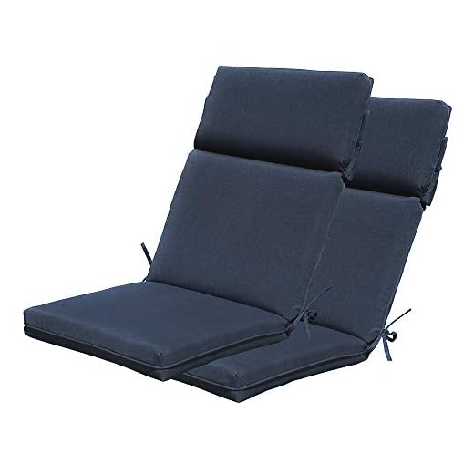 High Back Adirondack Chair Cushions Set