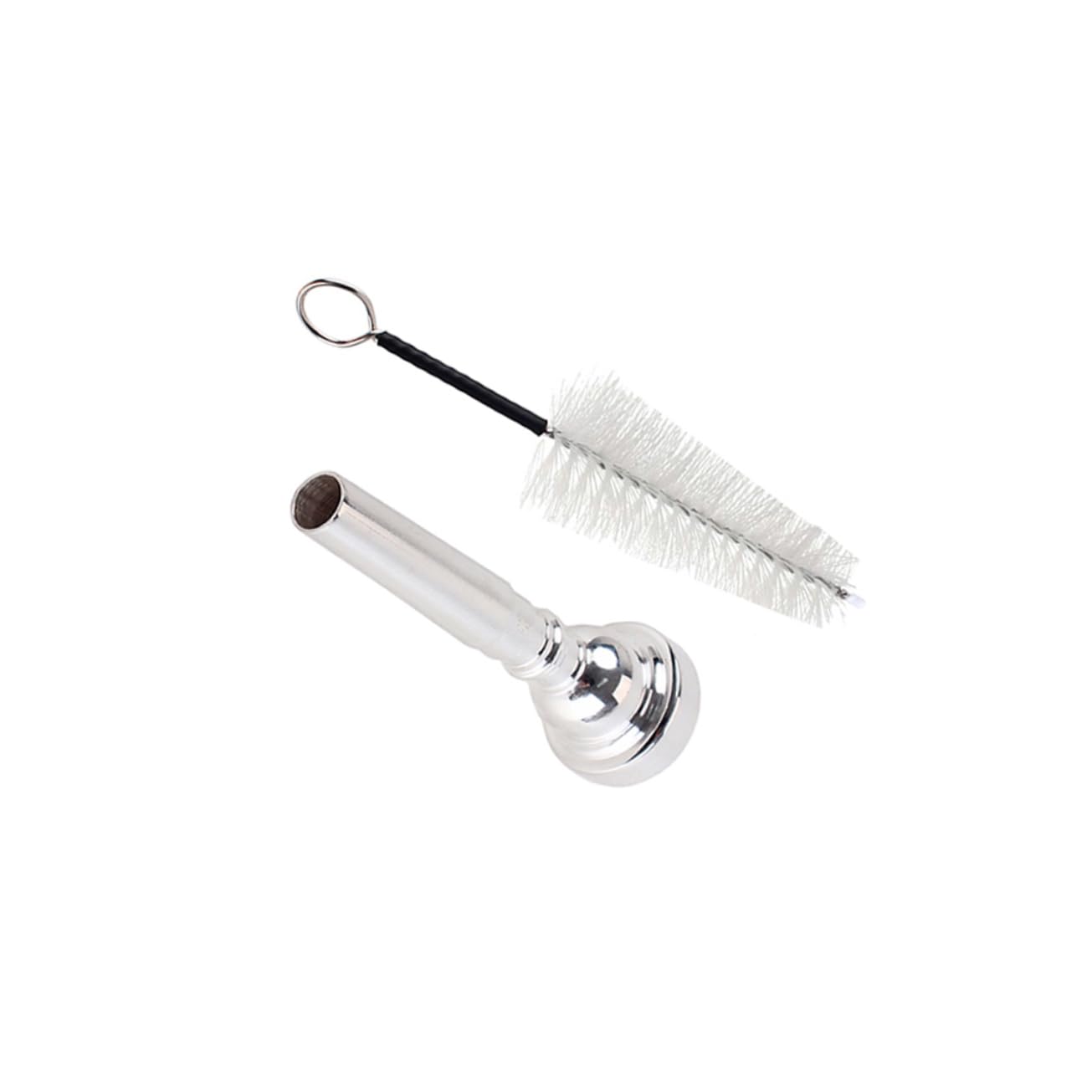 TOYANDONA 3pezzi Spazzole Per Tromba Metallo Placcato Argento Con Forma Professionale Pulizia Facile e Suono Per Musicisti Principianti e Professionisti