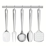 Tramontina 66815700 Jogo de Utensílios Aço Inox com 5 Peças, Prata