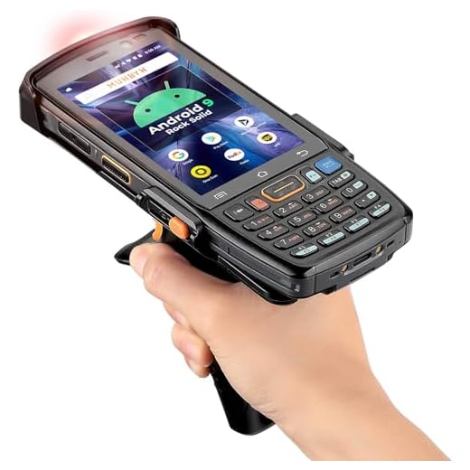 MUNBYN 2023 New Android Barcode Scanner with Pistol Grip, 2D SE4710 Zebra Scanner Android 9.0, 4G WiFi, Rugged IP67 Android Scanner Handheld for Inventory Warehouse